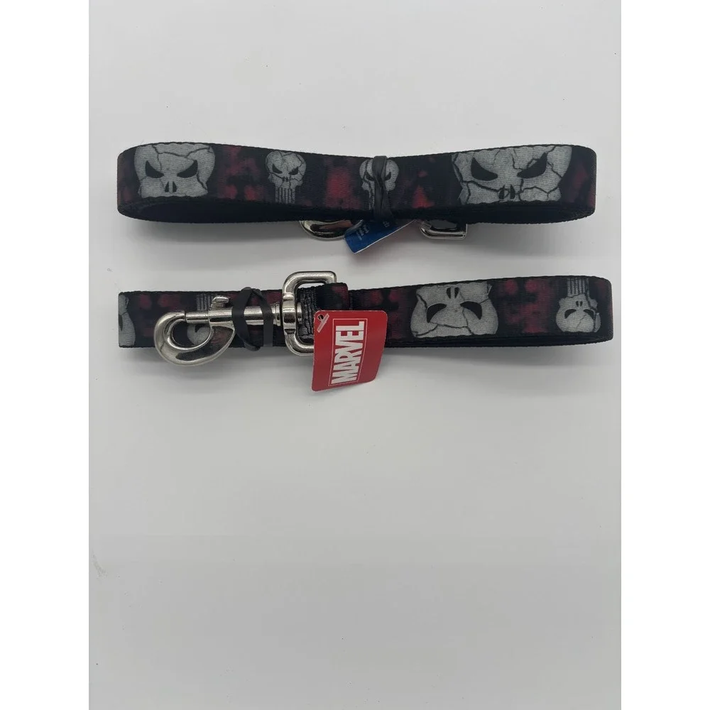 Buckle Down Marvel Stone Punisher Dog Leash
